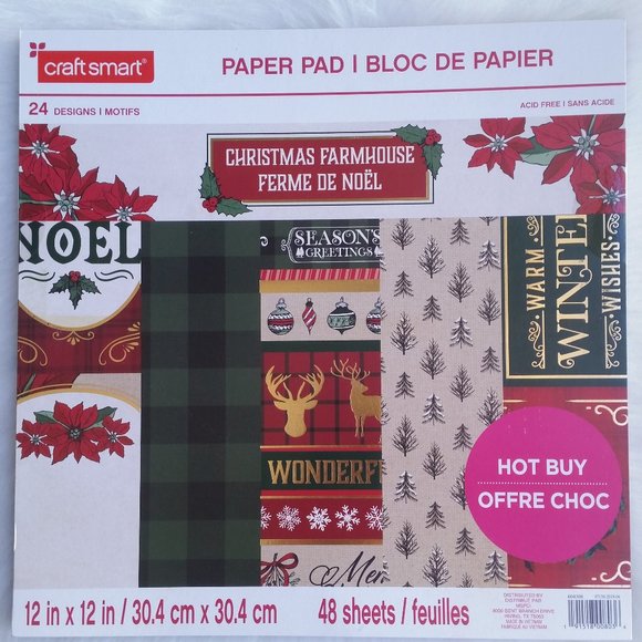 Christmas Farmhouse Paper Pad by Craft Smart - Picture 3 of 12